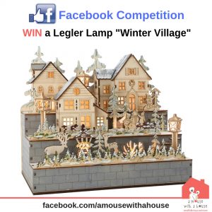 COMPETITION: WIN 1 OF 3 Legler Winter Village Decorative Lamps