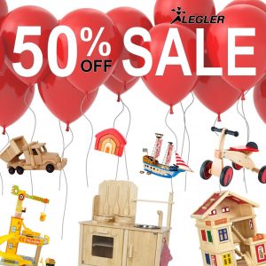 Massive 50% Sale on Irresistible Wooden toys