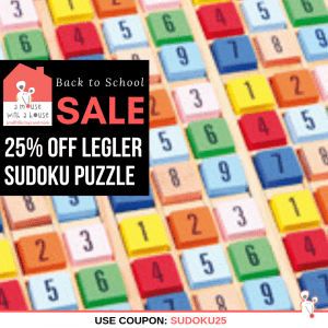 Sudoku Wooden Puzzle Game Back-To School Sale 25% OFF