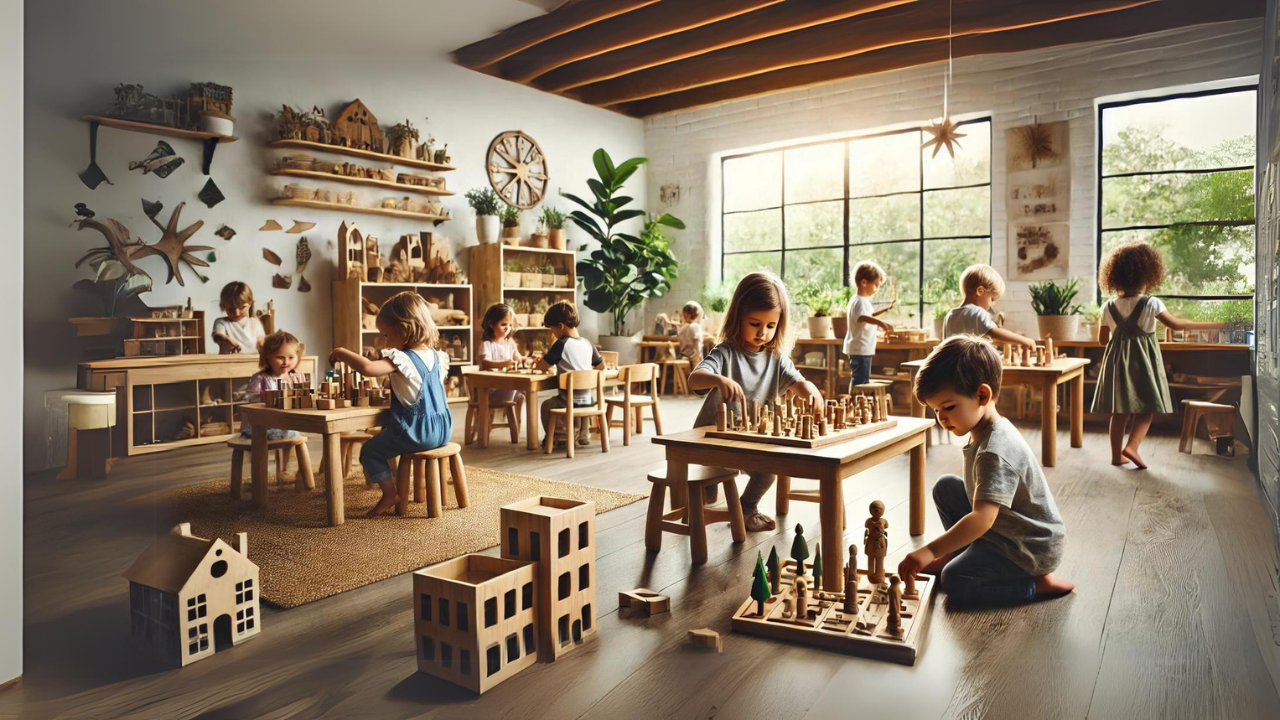 The Role of Wooden Toys in Montessori and Waldorf Education