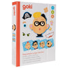 Goki, Magnetic game, funny faces boy, amousewithahouse