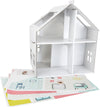 Cardboard Doll House With Stickers