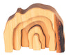 Gluckskafer - Wooden Grotto set 5 parts natural available at Amousewithahouse