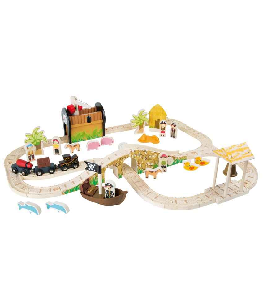 Legler - Pirate Island Railway Set