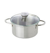 Gluckskafer - Stainless Steel Pot with Glass Lid (12 cm) available at Amousewithahouse