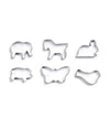 Gluckskafer - Mini Cookie Cutter Set - 6 Assorted Animals available at Amousewithahouse