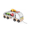 Janod - Pullalong Car Transporter available at Amousewithahouse