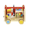 Goki - Construction Site Trailer / Wagon For Puppets With Accessories available at Amousewithahouse