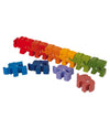 Legler - Plug Puzzle Numbers Elephant available at Amousewithahouse