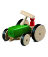 NIC - Creamobil Wooden Tractor 27cm Green available at Amousewithahouse