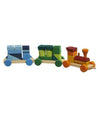 Gluckskafer - Colourful Shape Train L55cm H11.5cm 25 parts available at Amousewithahouse