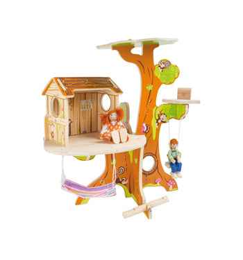 Legler - Treehouse / Tree House with bending Puppets