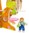 Treehouse with bendiing puppet