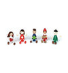 NIC - Birthday Ring/Train Figurine 'Children 1' Set of 5 available at Amousewithahouse