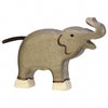 Holztiger - Elephant, small, trunk raised available at Amousewithahouse