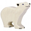 Holztiger - Polar bear, small, head raised available at Amousewithahouse