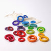 Grimms - Grimm's Building Rings Rainbow available at Amousewithahouse