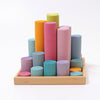 Grimms - Grimm's Large Building Rollers Pastel available at Amousewithahouse