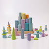 Grimms - Grimm's Large Building Rollers Pastel available at Amousewithahouse