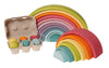 Grimms - Grimm's Wooden Balls, pastel set of 6 available at Amousewithahouse