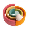 Grimms - Grimm's Medium Pastel Rainbow Tunnel 6 pieces available at Amousewithahouse