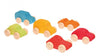 Grimms - Grimm's wooden coloured car set 6pcs available at Amousewithahouse