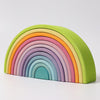 Grimms - Pastel wooden tunnel 12 pcs