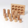 Grimms - Stacking Game Small Natural Rollers 4