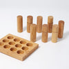 Grimms - Stacking Game Small Natural Rollers 5