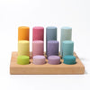 Grimms - Stacking Game Small Pastel Rollers 3