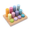Grimms - Stacking Game Small Pastel Rollers 4