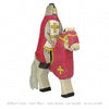 Holztiger - Red knight with cloak, riding (without horse) available at Amousewithahouse