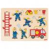 Goki - Stand-up puzzle fire department available at Amousewithahouse