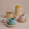 Raduga Grez - Tea set mustard and pink available at Amousewithahouse