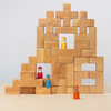 Educational wooden toy building block set - Grimms