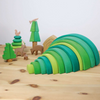 Educational wooden toy tree set - Grimms