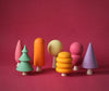 Skandico - A Set of toy trees (colored autumn colors) available at Amousewithahouse