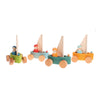 Grimm's Set of 4 small land yachts with 4 sailors available at Amousewithahouse