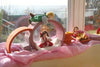 Grimm's Portable Doll House, Pink/Orange