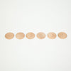 Grapat - Natural Coins (set of 6) available at Amousewithahouse
