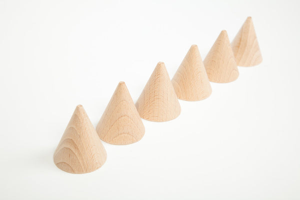 Grapat - Natural Cones (set 6) available at Amousewithahouse