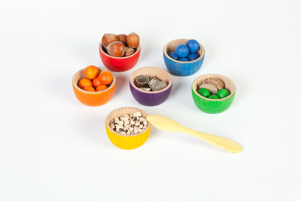 Grapat - Coloured Bowls and Marbles set available at Amousewithahouse