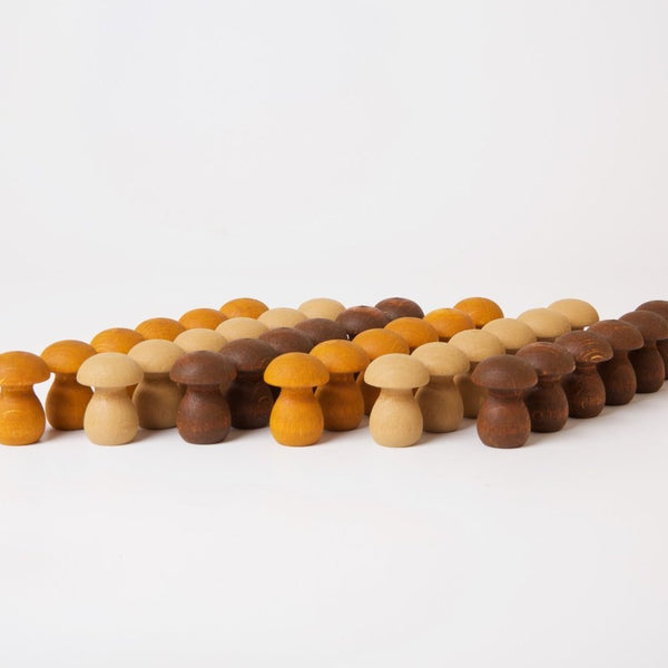 Grapat - Mandala - Brown Mushrooms available at Amousewithahouse