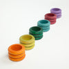 Grapat - Coloured Rings (18) in 6 pastel colors available at Amousewithahouse