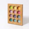 Grimms - wooden sorting plate pastel available at Amousewithahouse