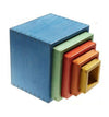 NIC - Square Nesting Boxes 13.5x13.5x12cm 5 Parts Plant-based Dyes available at Amousewithahouse