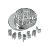Gluckskafer - Mini Cookie Cutter Set - ABC 26 letters in metal box available at Amousewithahouse