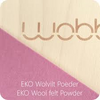 A Wobbel Original with Felt powdery pink