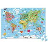 Janod - Giant World Suitcase Puzzle available at Amousewithahouse